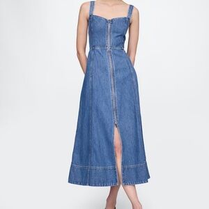 GAP UltraSoft Denim Maxi Dress- XXS